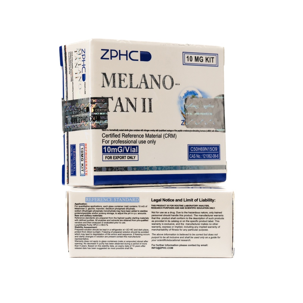 Melanotan-2 10mg + Bacteriostatic Water ZPHC