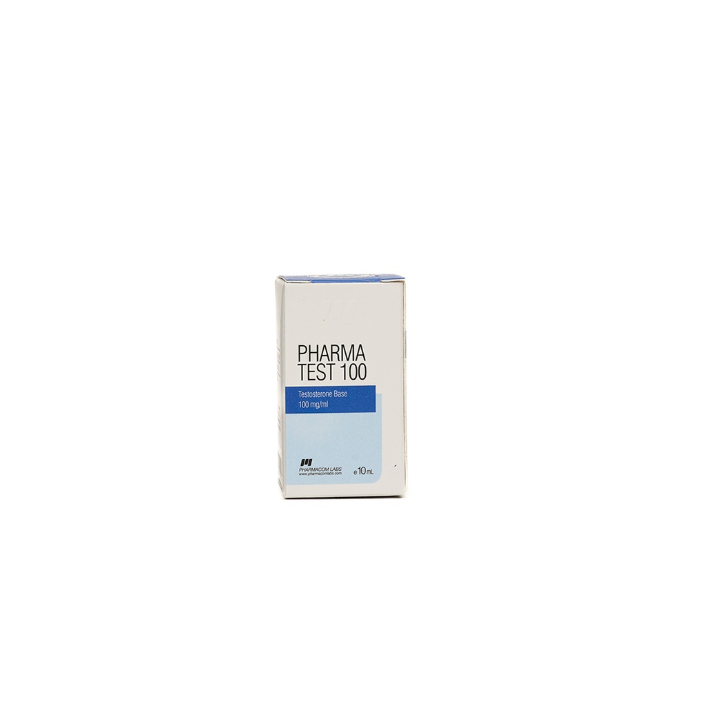 [001030013] PHARMA TEST 100  - Testosterone Base - 100 MG/ML - 10 ML VIAL - Pharmacom LABS