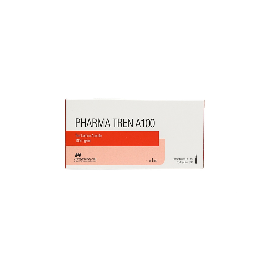 [001010029] PHARMA TREN A 100  - Trenbolone Acetate - 100 MG/ML - 10 X 1 ML AMPULE - Pharmacom LABS