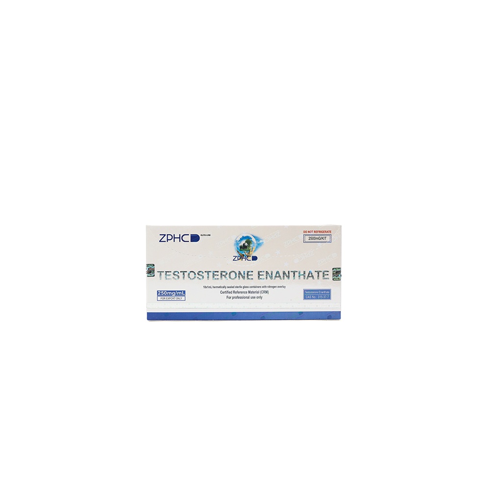 [002010020] Testosterone Enanthate - 250 MG/ML - 10 X 1 ML AMPULE - ZPHC PHARMA