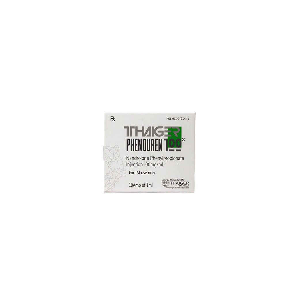 [003010013] Phenduren-100  - Nandrolone Phenylpropionate  - 100 MG/ML - 10 X 1 ML AMPULE - Thaiger Pharma