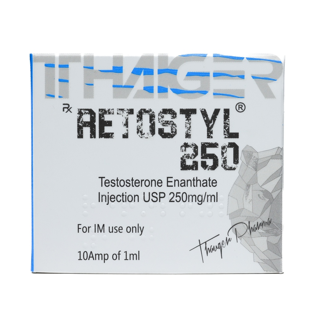 [003010016] Retostyl-250  - Testosterone Enanthate - 250 MG/ML - 10 X 1 ML AMPULE - Thaiger Pharma