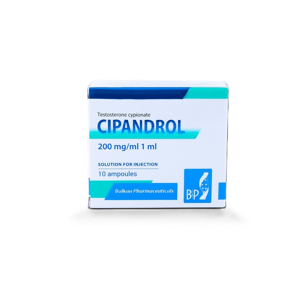 [005010003] Cipandrol  - Testosterone Cypionate - 200 MG/ML - 10 X 1 ML AMPULE - BALKAN PHARMA