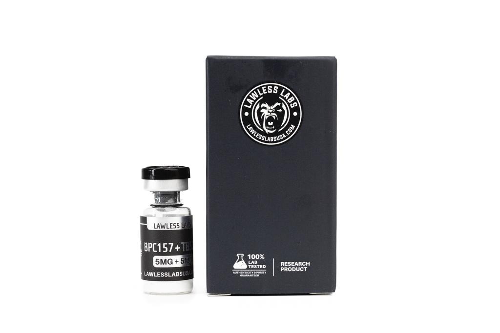 [015130019] BPC157+TB500 - (2-8 C) - 5 MG X 2 / VIAL - 1 VIAL - LAWLESS LABS