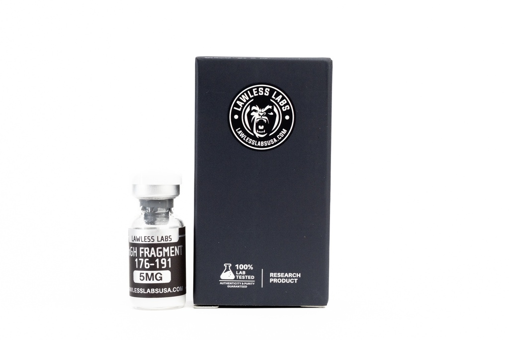 [015110025] HGH Fragment 176 -191 - (2-8 C) - 5 MG / VIAL - 1 VIAL - LAWLESS LABS