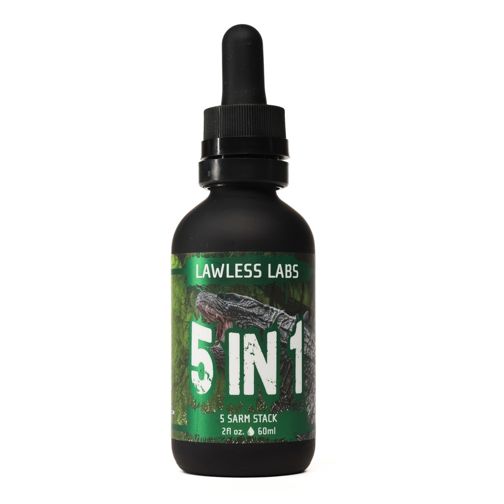 [015160028] GODZILLA 5 IN 1  - S.A.R.M. STACK Liquid - 41 MG / ML - 60 ML BOTTLE - LAWLESS LABS
