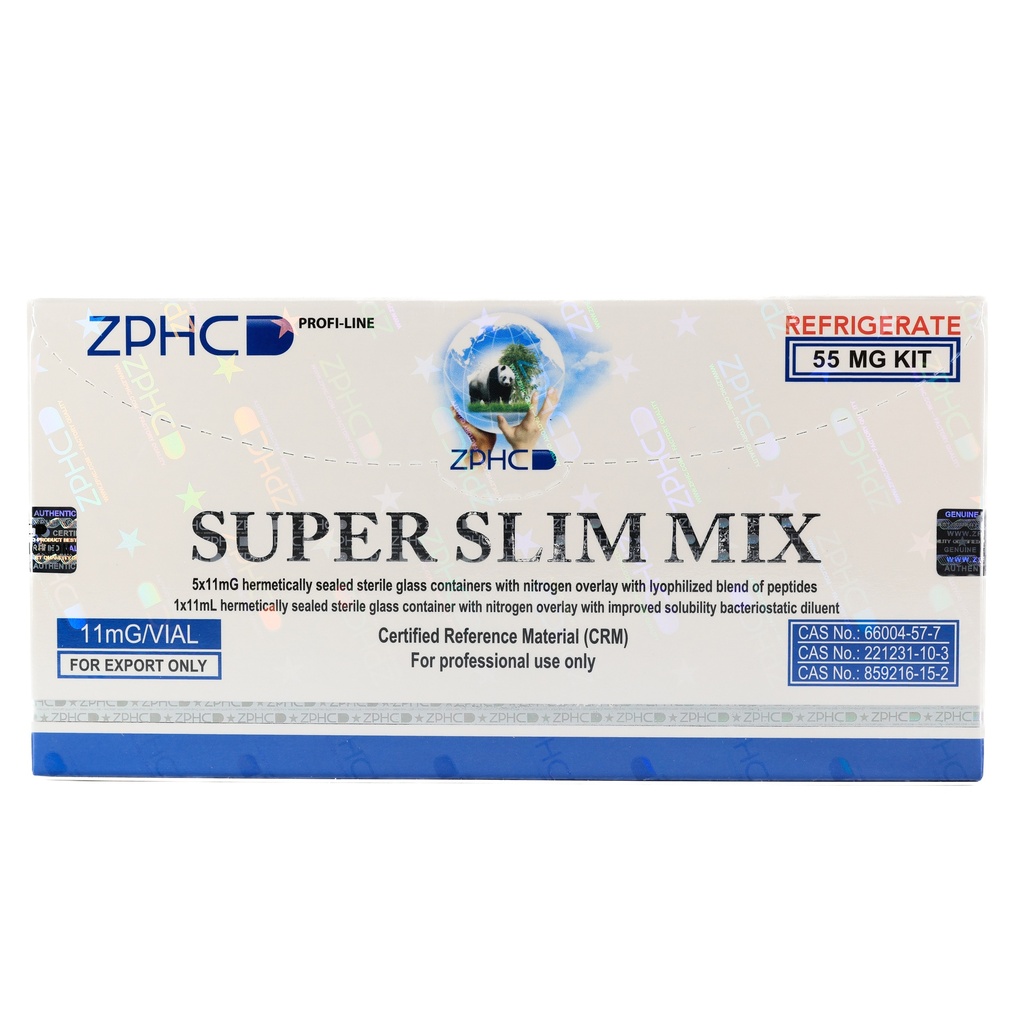 [002110111] SUPER SLIM MIX - AOD5+FRAG5+Adipotide1 (2-8 C) - 11 MG / VIAL - 5 VIALS - ZPHC PHARMA