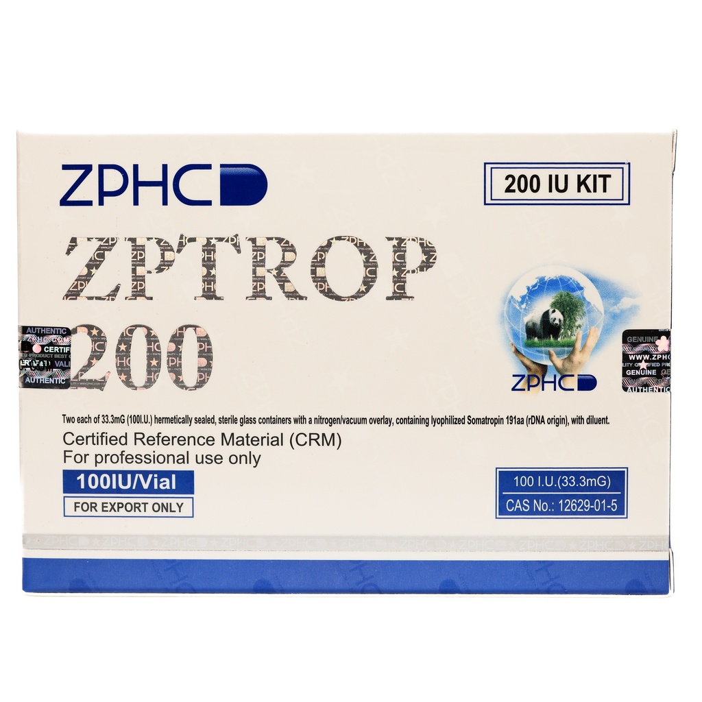 [002060132] ZPTROP 200 IU - Somatropin (2-8 C) - 100 IU / VIAL - 2 VIALS - ZPHC PHARMA
