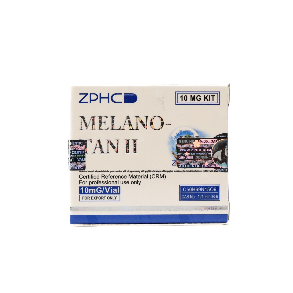 [002070133] Melanotan2-10MG + Bacteriostatic Water ZPHC - (2-8 C) - 10 MG / VIAL - 1 VIAL - ZPHC PHARMA