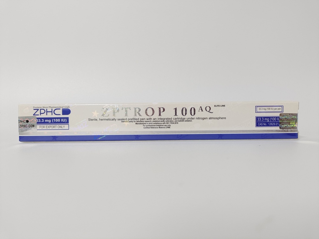 [002060169] ZPTROP 100 IU (AQ) - HGH - Human Growth Hormone (2-8 C) - 100 IU / PEN - 33.3 MG / 3 ML PEN - ZPHC PHARMA