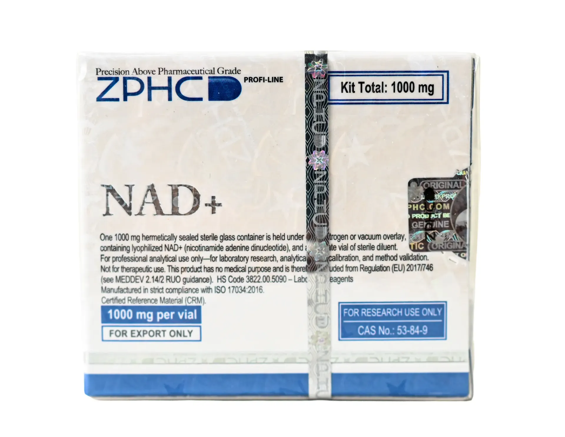 [002070174] NAD+ 1000 MG - (2-8 C) - 1000 MG / VIAL - 1 VIAL - ZPHC PHARMA