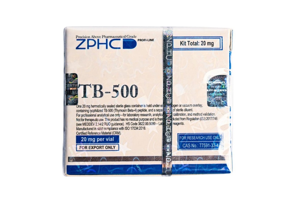 [002130176] TB-500 20MG - THYMOSIN BETA-4 (2-8 C) - 20 MG / VIAL - 1 VIAL - ZPHC PHARMA