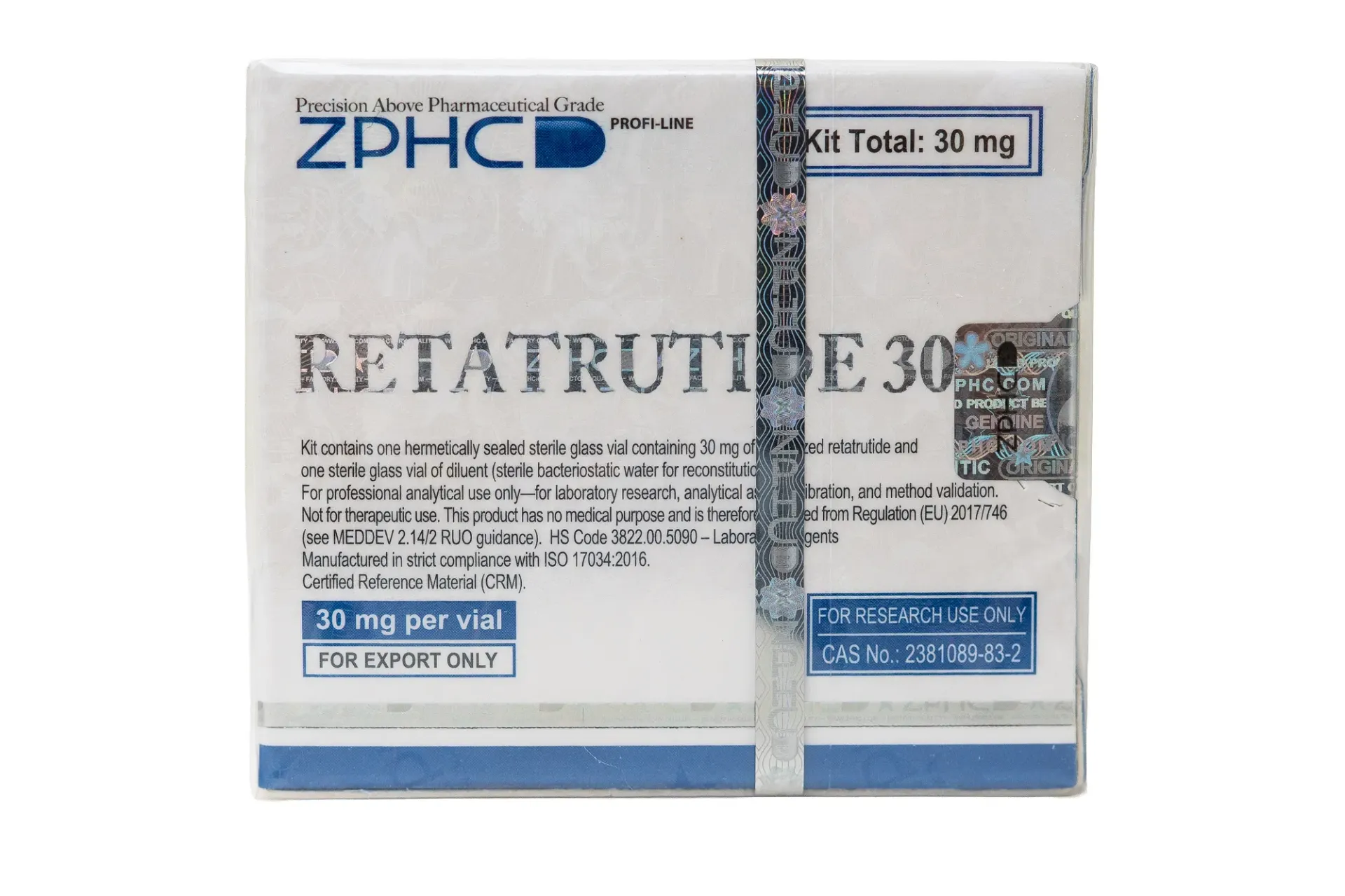 [002100218] RETATRUTIDE 30MG - 30 MG / VIAL - 1 VIAL - ZPHC PHARMA